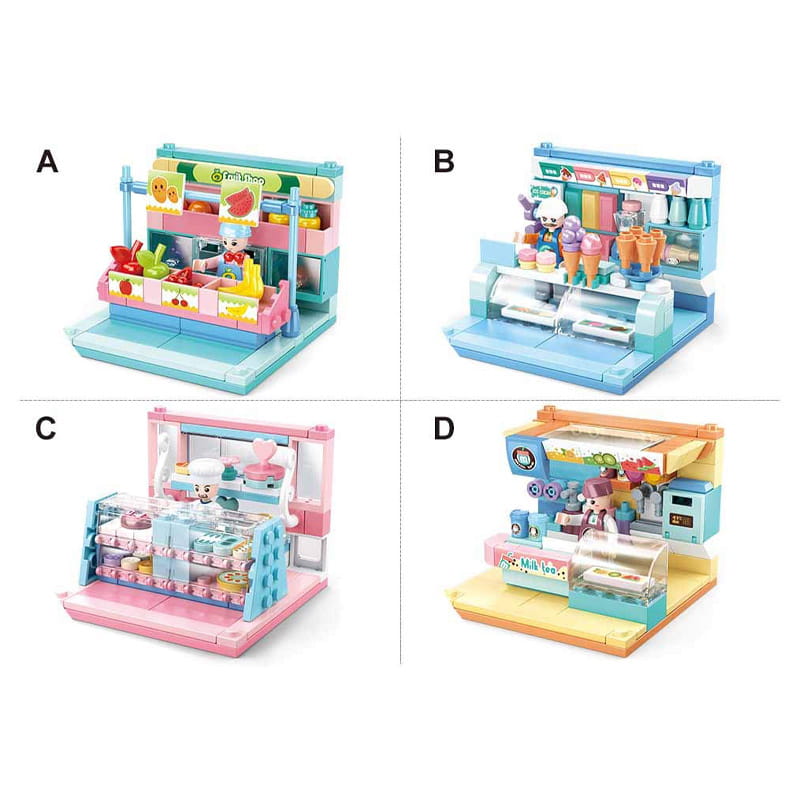 Stall - Mini Room Blocks - Sluban - 99 Pieces
