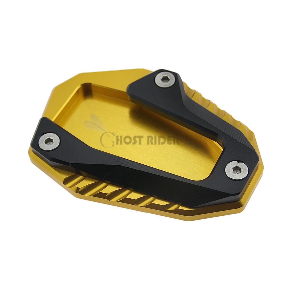 

Moto CNC Foot Side Stand Extension Pad Kickstand Plate Enlarge for Ducati Monster 696 795 796 821 Hypermotard 821 939 Supersport золотий