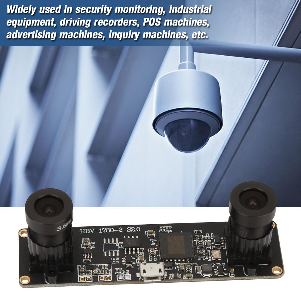 1 Million Pixels 72 degrees Wide Angle Lens USB Camera Module with OV9732 Chip