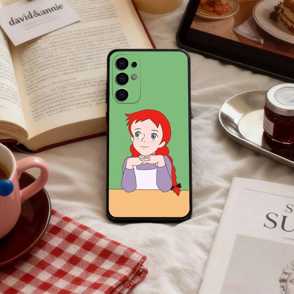 Anne of Green Gables Anne Shirley   Phone Case For Samsung S 25,24,23,22,30,21,10,9,Ultra,Plus,Lite,FE,4,5 G Soft Black Case