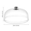 Mini Dessert Kuppel Abdeckung Kunststoff Transparent Kuchen Stehen Die Glocke Jar Käse Lebensmittel