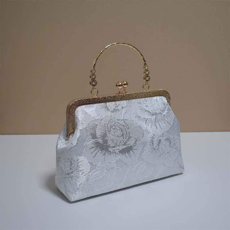 Handgefertigte Stoff Chinesische Goldtasche tragbare Messenger-Kette Schneiden Salon Teambuilding-Klasse Lehrmaterialtasche