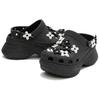 SMFK X Crocs Little Whale Comfortable & Versatile Hole Shoes Women's Black