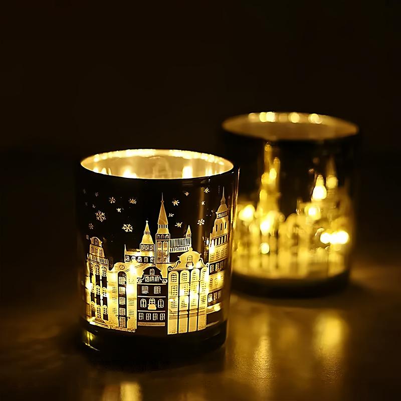 Christmas Series New Year Decorative Candlestick Cups Custom Home Fragrance Birthday Gifts Reindee