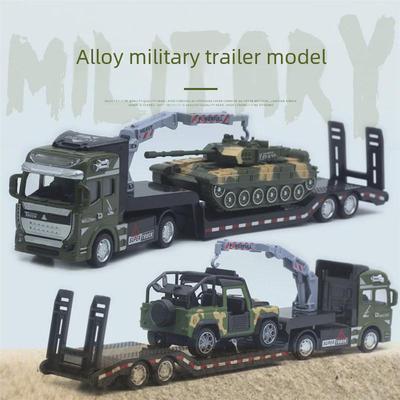 Pädagogisches Offroad-Spielzeug-Truck-Set aus Legierung für Kinder mit Rückziehfunktion