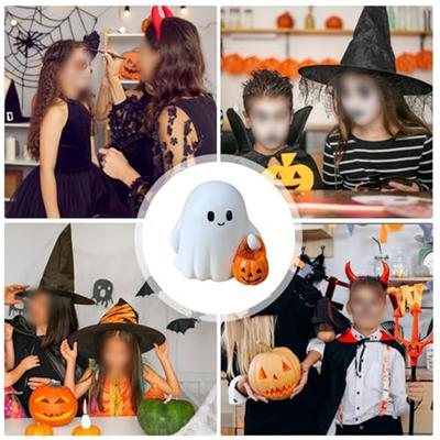 Charming Design Halloween Specter Figurine Pumpkin Decor Cute Specter