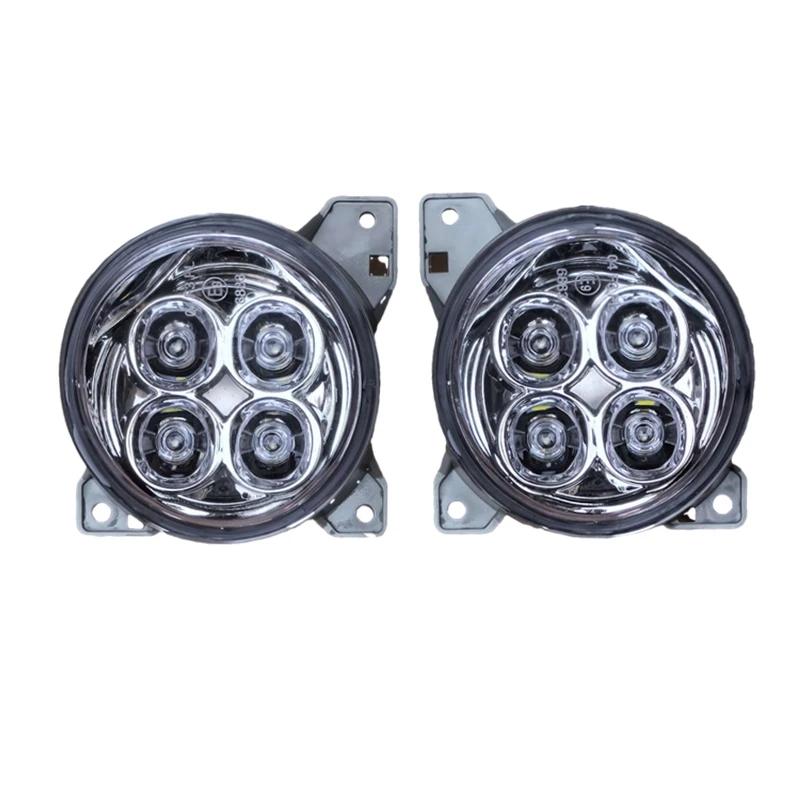 1pair LED FOG LIGHT FOR SCANIA P G R T SERIES LED DAYTIME RUNNING LAMP LH RH SCA392 SCA393 1931614 1931613  with plug