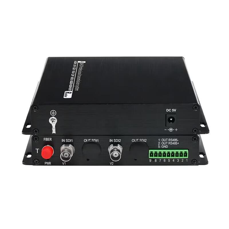 3G-SDI Fiber Optic Transceiver with 2-Channel Video & Data