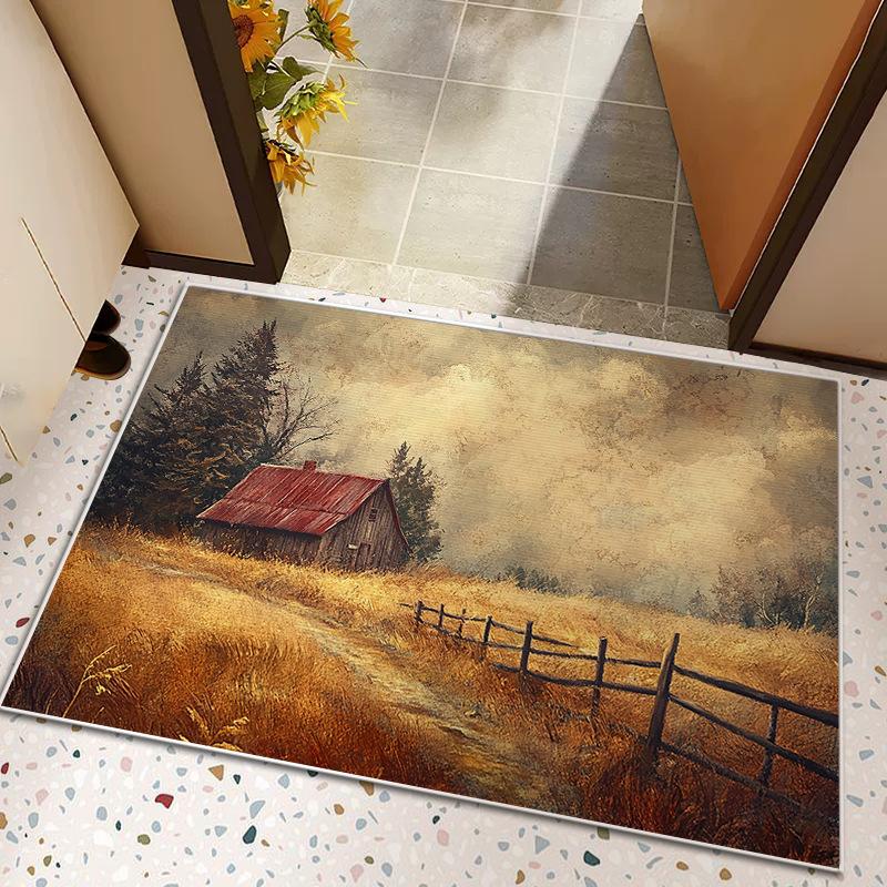 

Entrance Floor Mat, Entrance Door Floor Mat, Bedroom Foyer Carpet, Home Stain-resistant, Cuttable, Water-absorbent Entrance Door Mat 40 * 60cm diatom mud