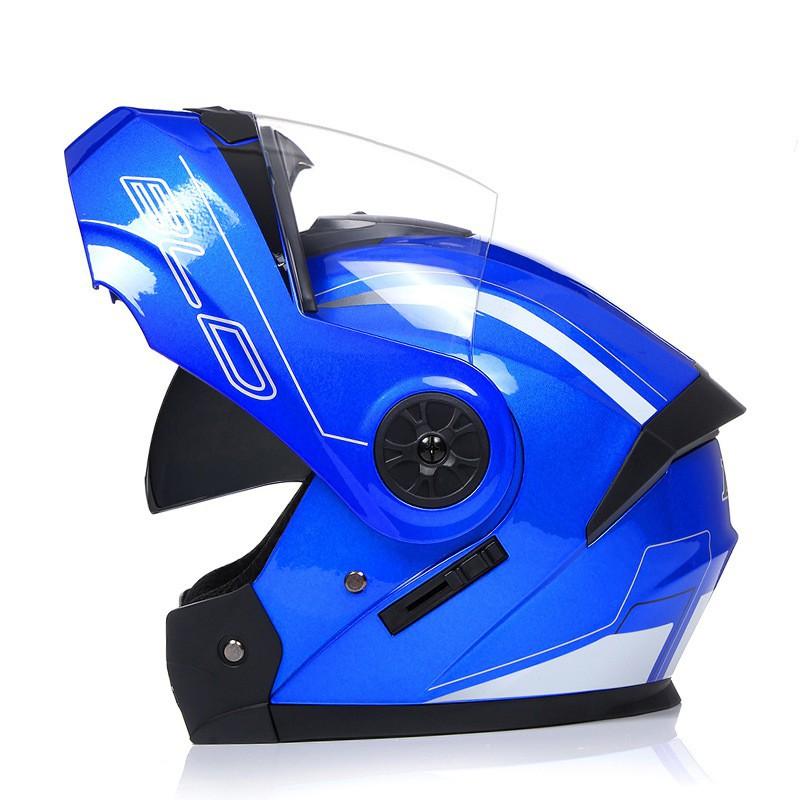 BLD Factory-direct Electric Motorcycle Helmets With Dual Lenses Removable Detachable Cycling Men Women