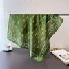 New Dachshund Print Faux Silk Small Square Scarf Shawl Versatile High-end Neck Scarf Bandana Wrap