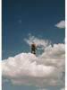 Vintage Future Imagination Sky Cloud Plakáty Obraz na plátně Legrační obraz na zeď pro moderní obývací pokoj Domácí dekorace