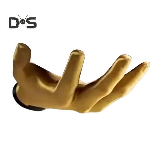 

Настінний тримач для футбольного м’яча, що легко встановлюється. Багатоцільова стійка для виставок для баскетбольного футбольного волейбольного м’яча у формі руки золотистий