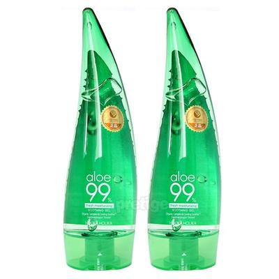 Holika Aloe 99% Soothing Gel 250mlx2, 250ml, 2