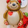 Bear-shaped Aluminum Foil Cartoon Balloons
