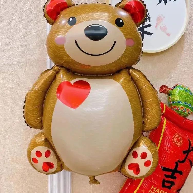 Bear-shaped Aluminum Foil Cartoon Balloons