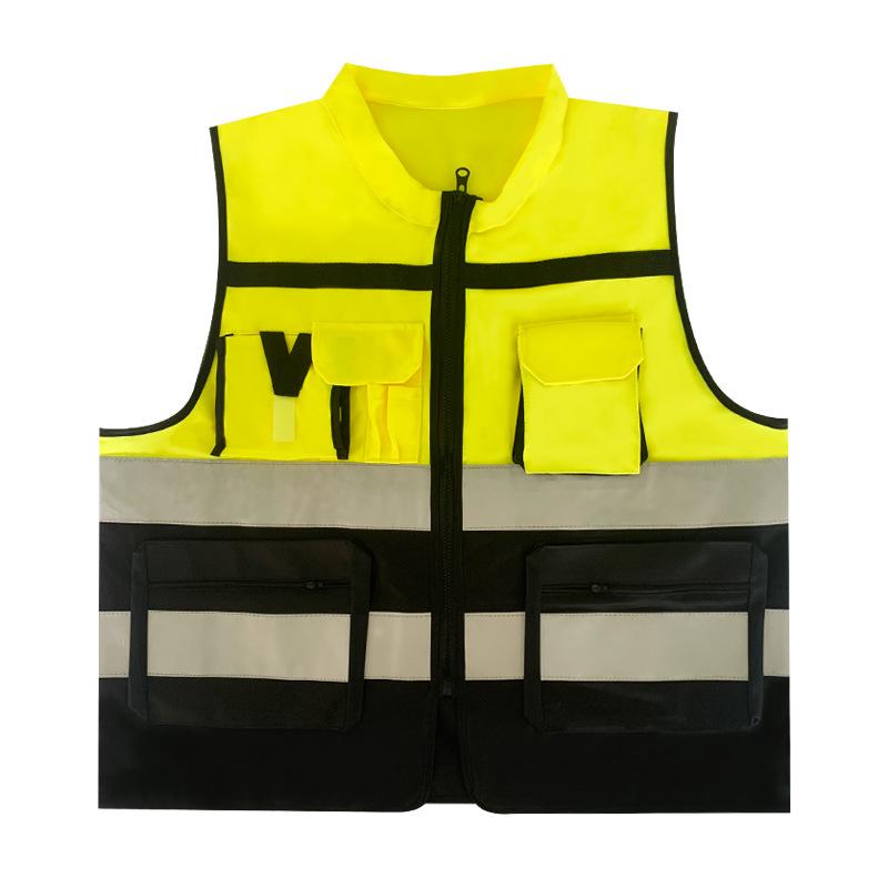 Leader Style Reflective Safety Vest for Construction, Cycling, and Team Building Inspections