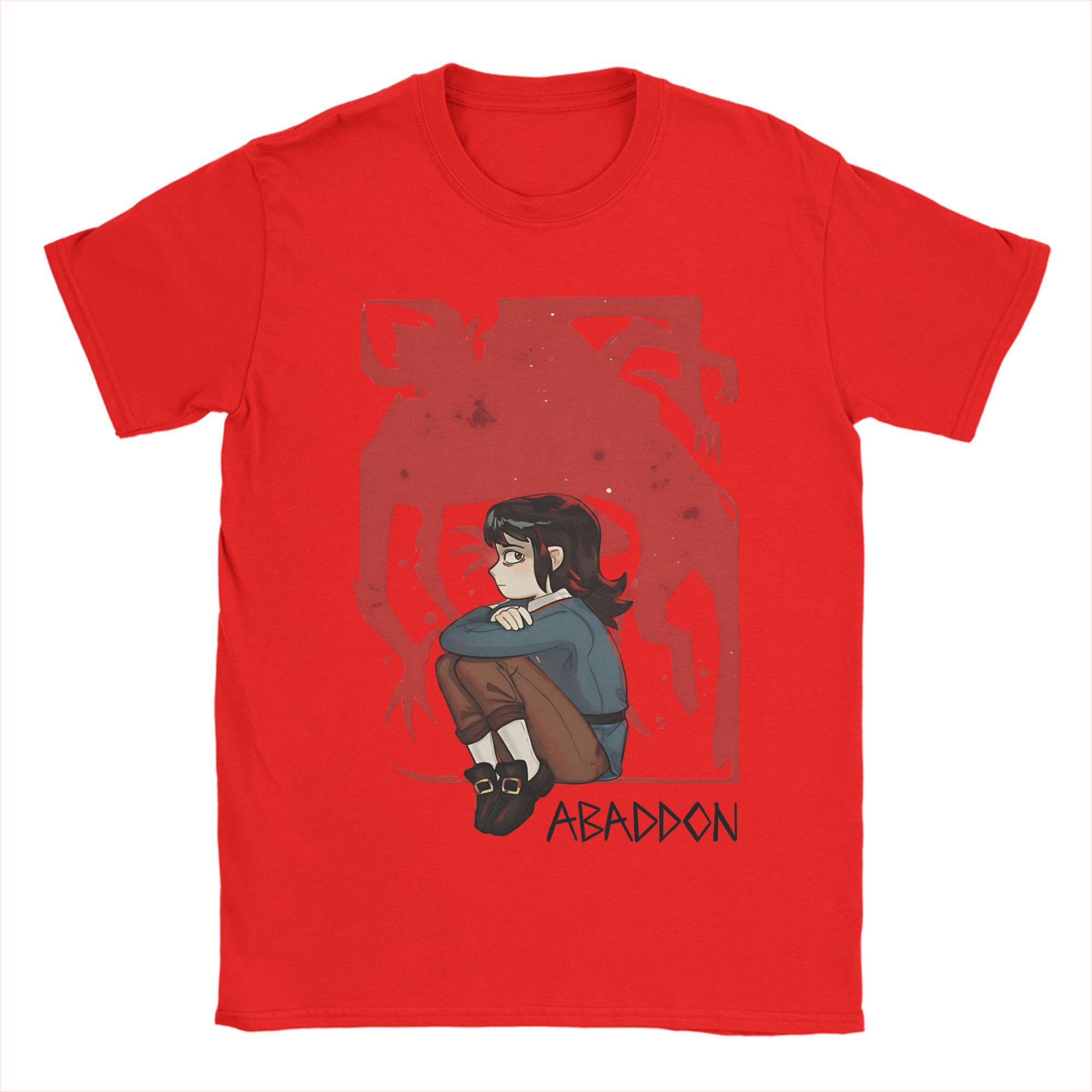 Men Women Abaddon devil Haunted Hotel T Shirt 100 Cotton Print TShirt Top Clothing S