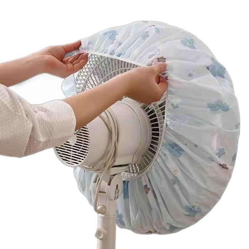 Universal Dustproof Floor Fan Cover with Electric Heating Protection, Wall-Mountable for Home Use
