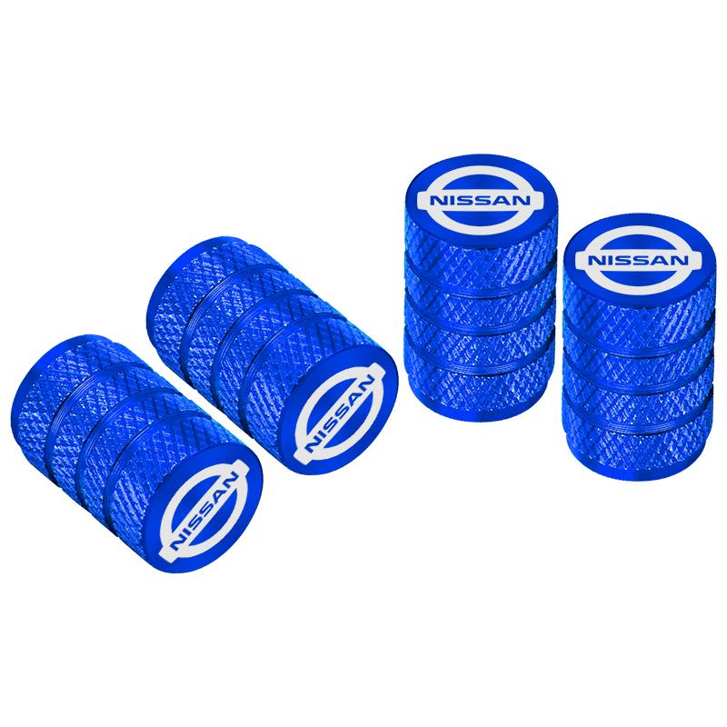 For Nissan MBQ1Car Wheel Tire Valve Caps Tyre Stem Covers Airdust Waterproof Accessories for Nissan X-trail Qashqai Note Juke Sentra Patrol