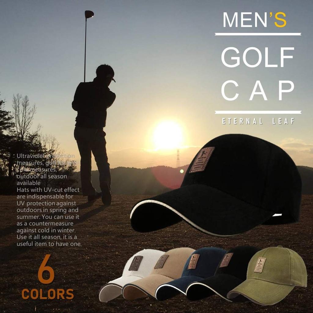 Evig Lönnlövshatt Enpunkt Golfkeps Cool Driver FT6405 [Evig Lönnlöv] Herr (01.Svart)
