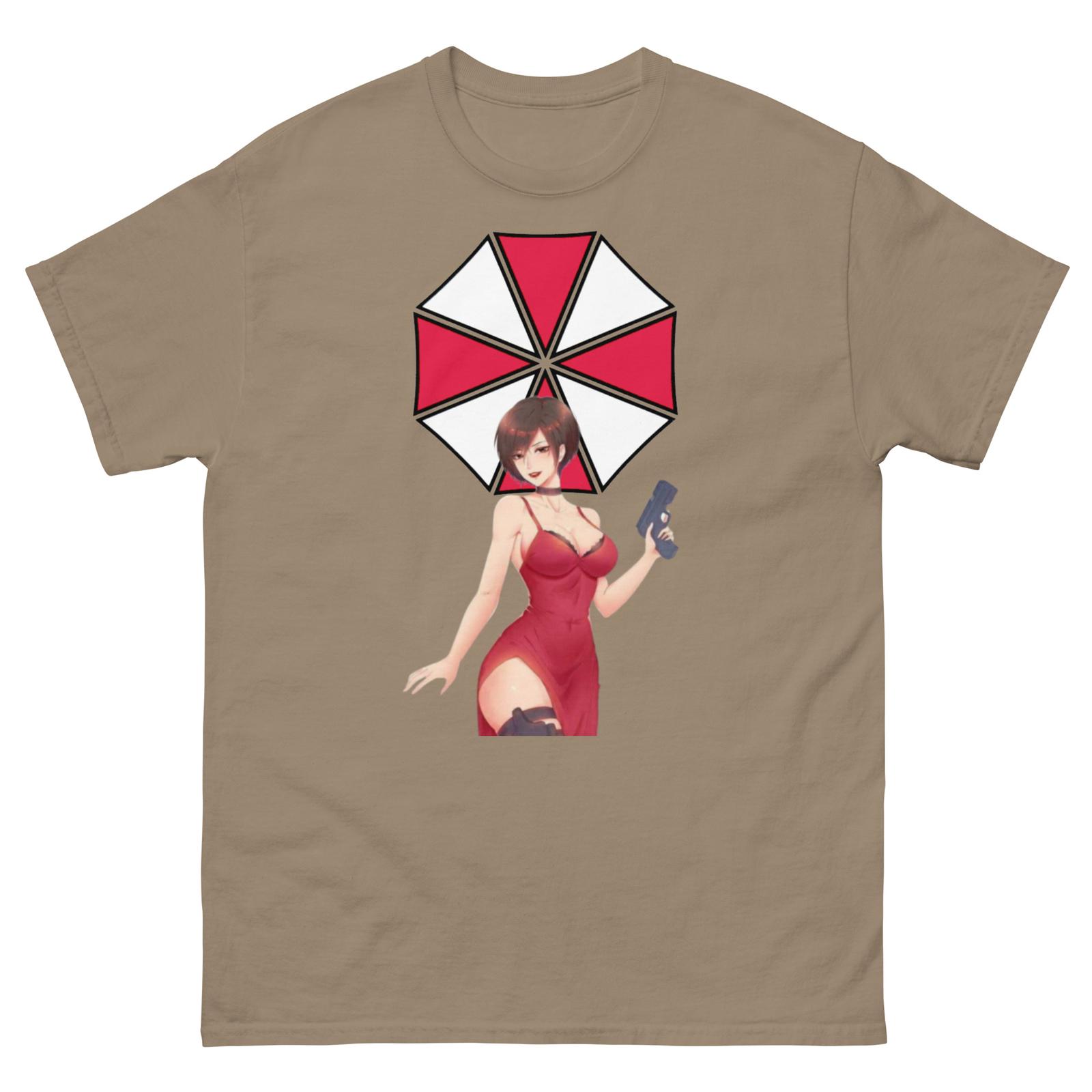 Ada Wong Resident Evil Tee, Gamer Shirt, Ada Wong Umbrella Corp. T-Shirt Mens Womens Tees Top Unisex S