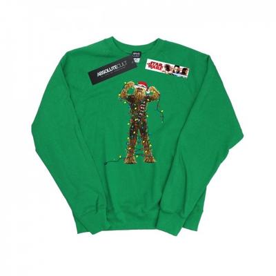 Womens/Ladies Chewbacca Christmas Lights Sweatshirt