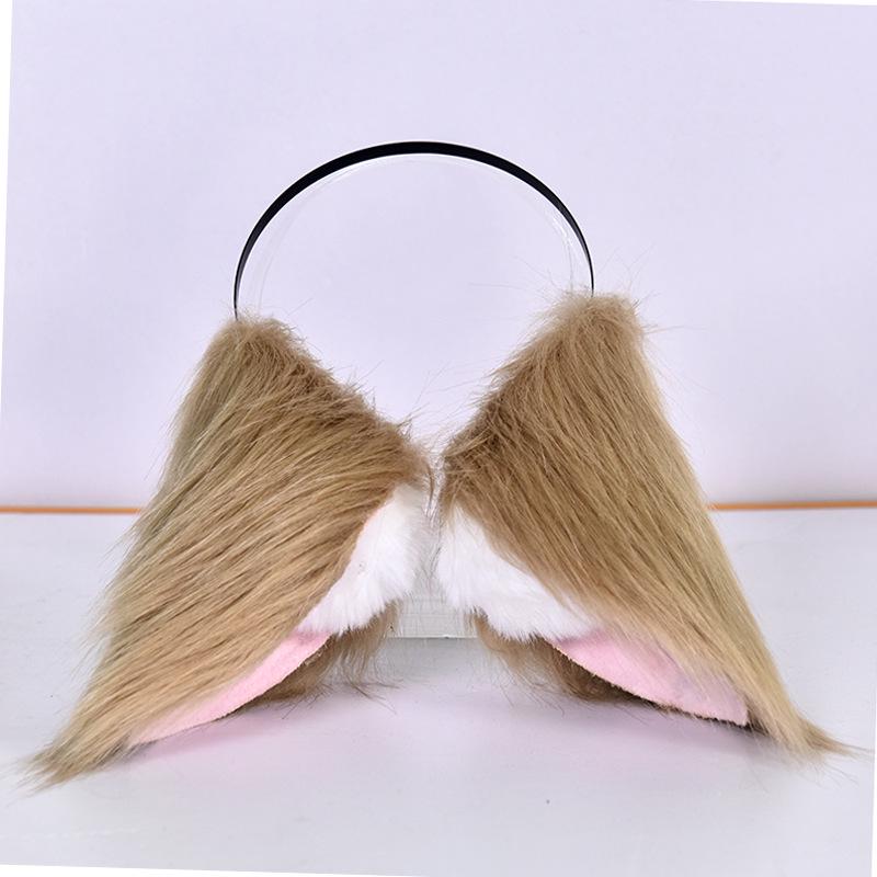 Red Demon Fox Girl Headband with Tu Shan Su Su Ears - Perfect for Comic Con and COS Props