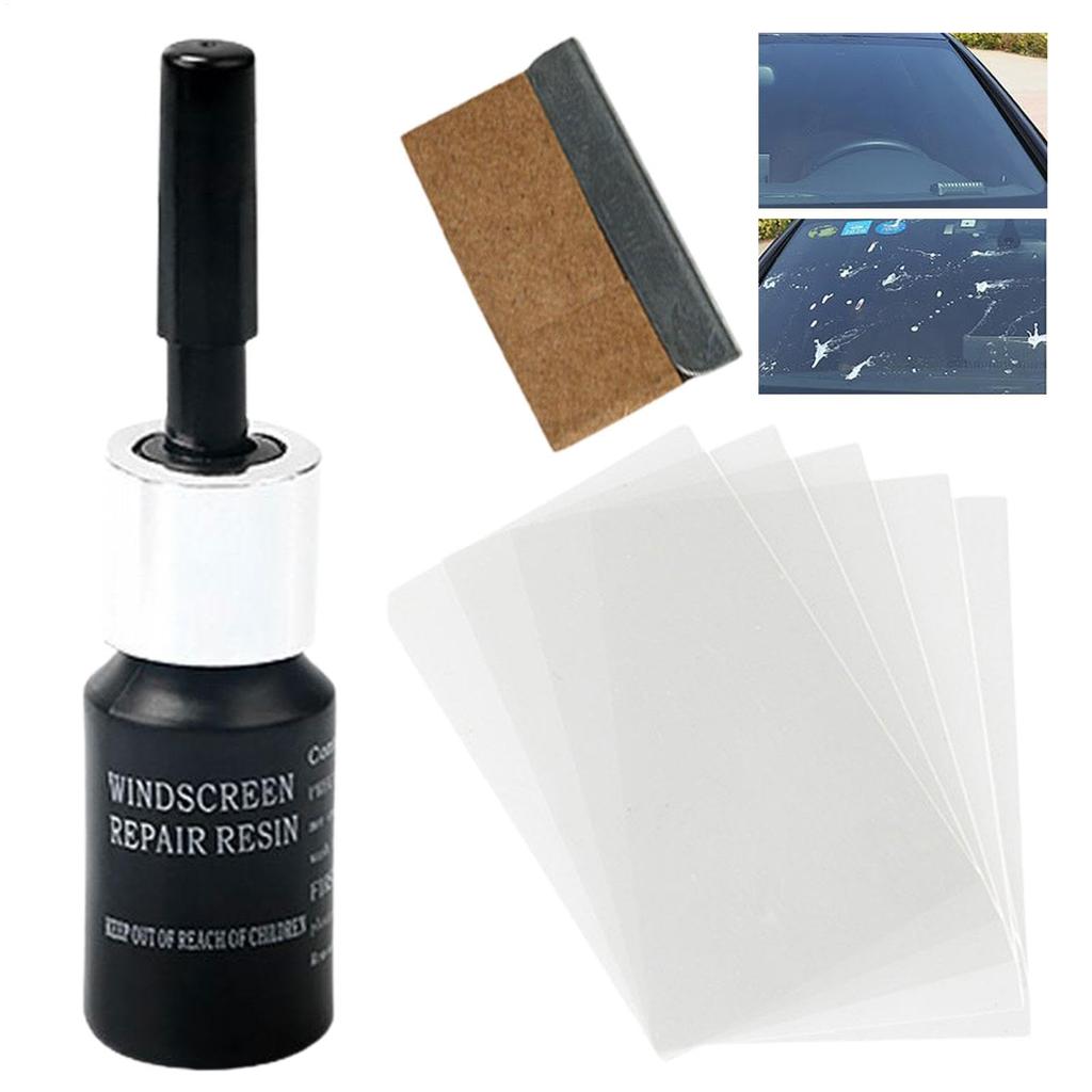 Yonuaret Windshield Crack Repair Fluid, Windshield Repair Resin - Auto Window Repair Tool Kit
