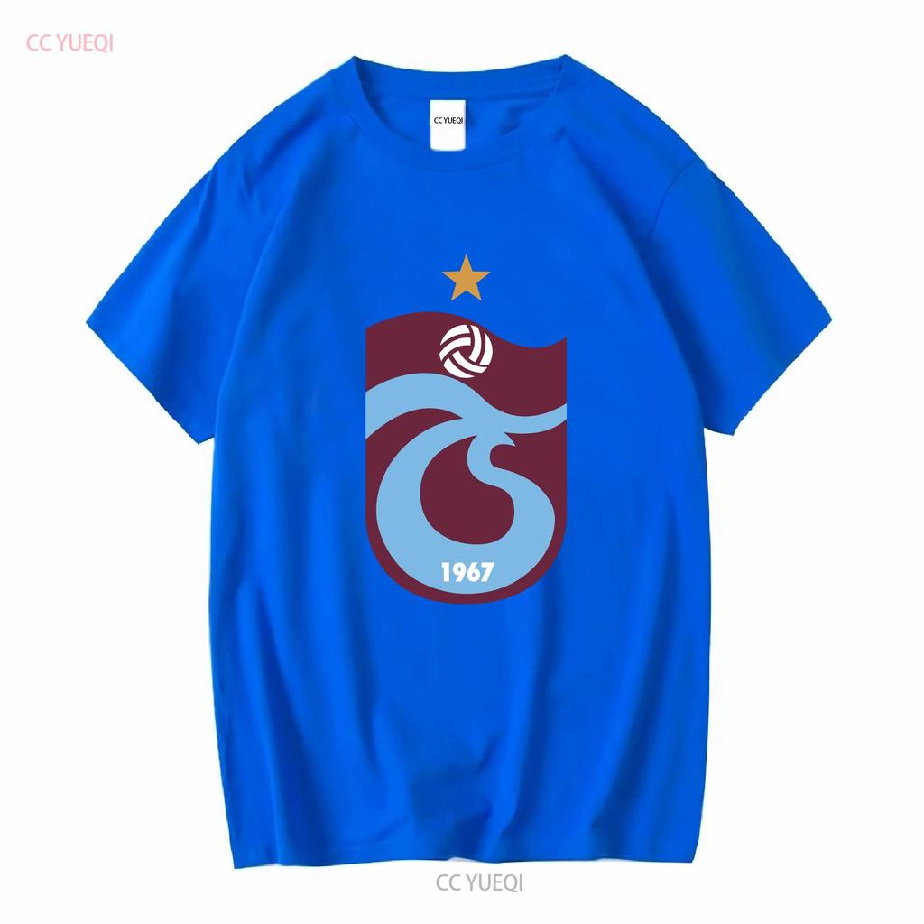 Logo Trabzonspor T-shirt Attiva Divertente Taglia Moda Maniche Lunghe o Corte Americane Vintage Lavata Morbida Maglietta Per l'Uso Quotidiano
