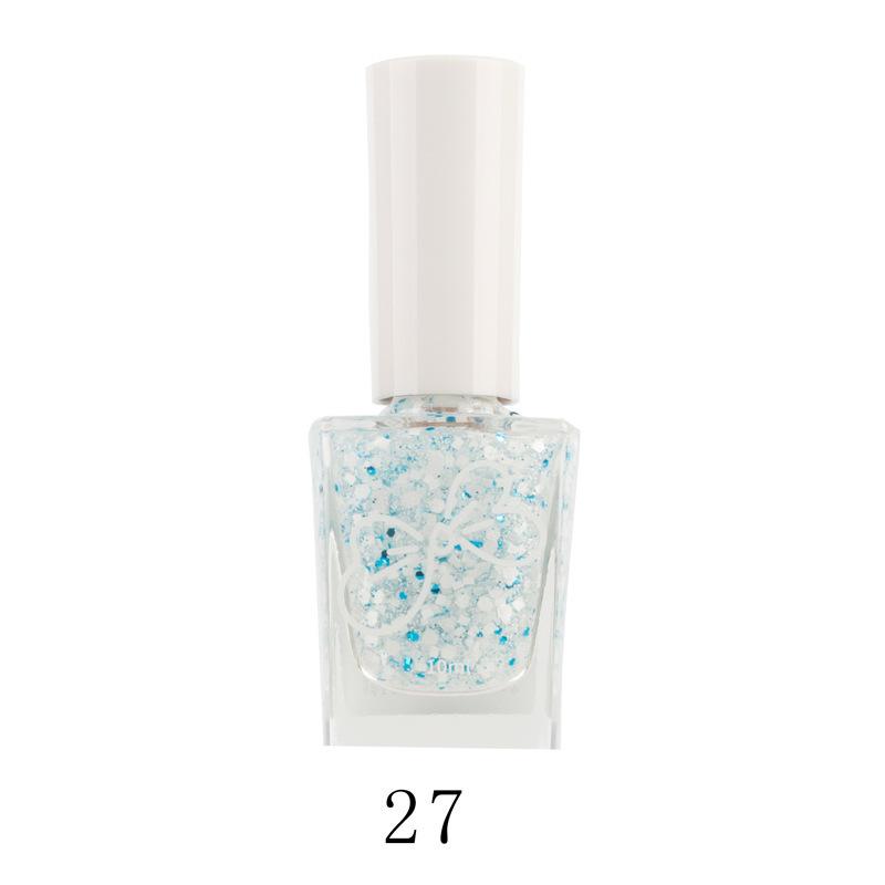 Oil-based Nail Polish No Bake Fast Drying Non-peelable Non-slip Safe Odorless Nude Color Nail Salon Nail Polish
