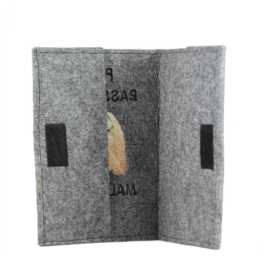 Maltese - Custodia passaporto cane, custodia documenti, regalo per il viaggiatore dalla marca Art-Dog