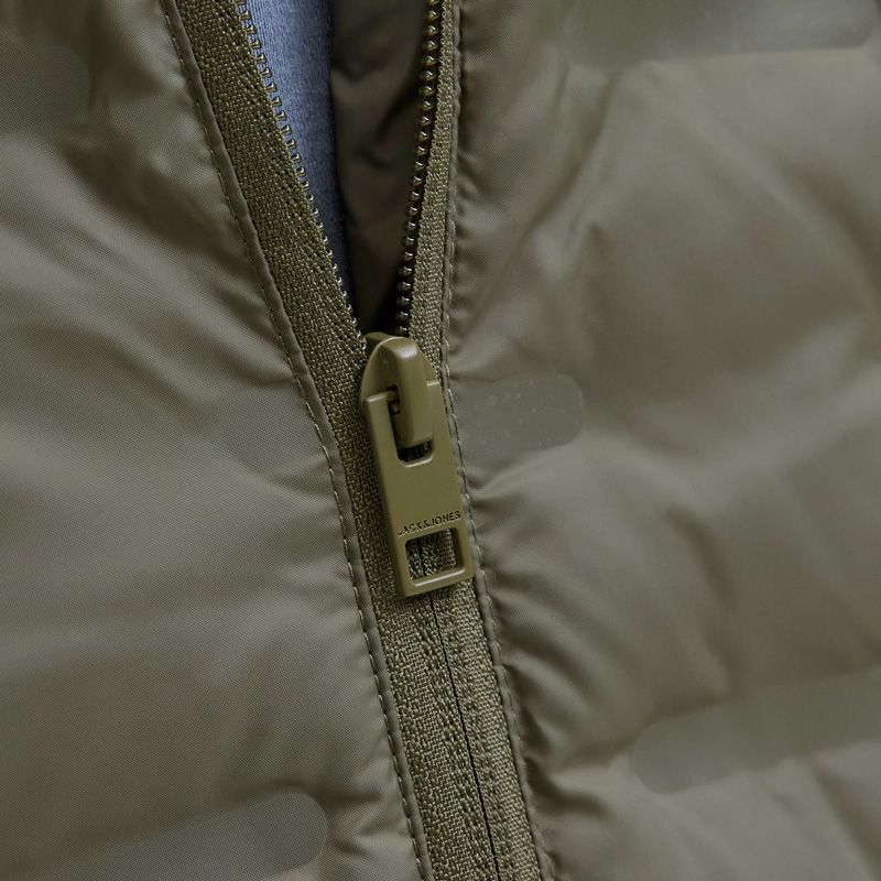 Haston Textured Windbreaker with Olive-colored Hood Men JACK & JONES