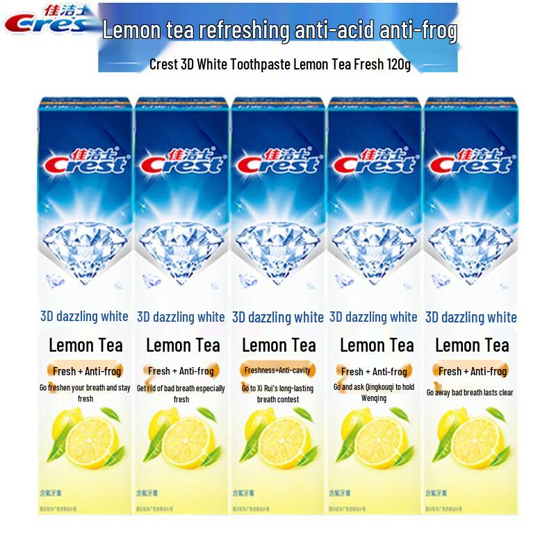Crest 3D White Deep Clean Lemon Tea Toothpaste