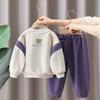 Jungen Frühlings- und Herbst-Hoodie-Set Herbst Kinderbekleidung Jungenbekleidung Herbst Zweiteiler