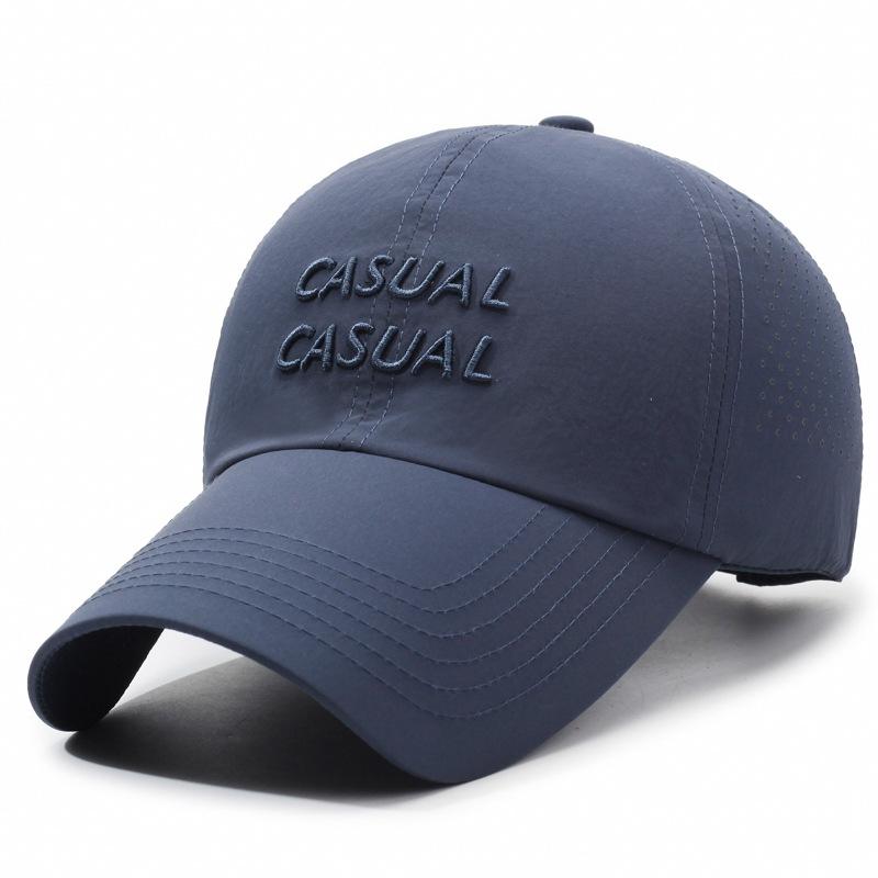 Spring Summer Quick-Drying Sunshade Baseball Cap Letters for Men Women Outdoor Sports Breathable Sunscreen Cap
