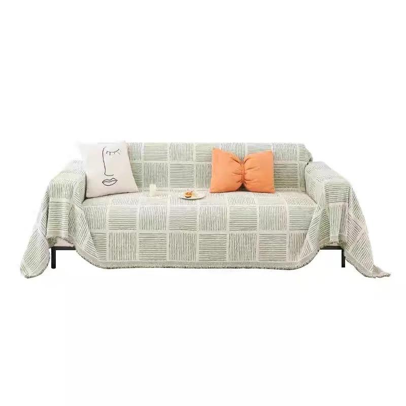 Blanekets Plaid for Nordic Ins Wind Summer Universal Beds Sofa Bed Decorative Boho Sofa Cover Throw Blanket Picnic with Tassel