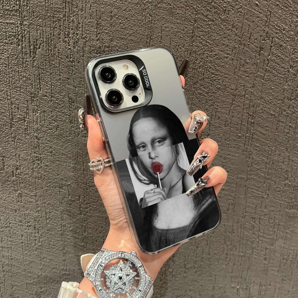 Art Aesthetic Mona Lisa Phone Case For iPhone 17 Air 16e 15 14 13 12 11 Pro Max Plus Mini SE2020 2022 Cover