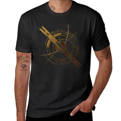 Cal Kestis Lightsaber Design T-Shirt Oversizeds Graphics Korean Fashion Men's Clothing