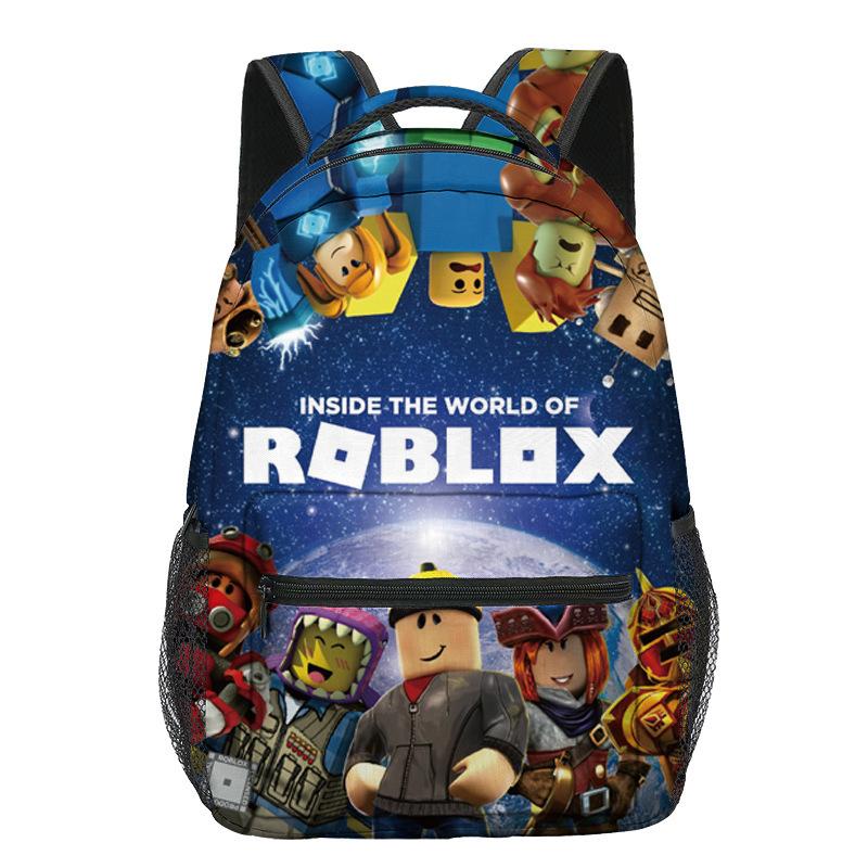 Sac à dos étudiant Roblox Sac à dos imprimé Roblox Sac à dos Mon Monde Sac à dos dessin animé anime pour enfants