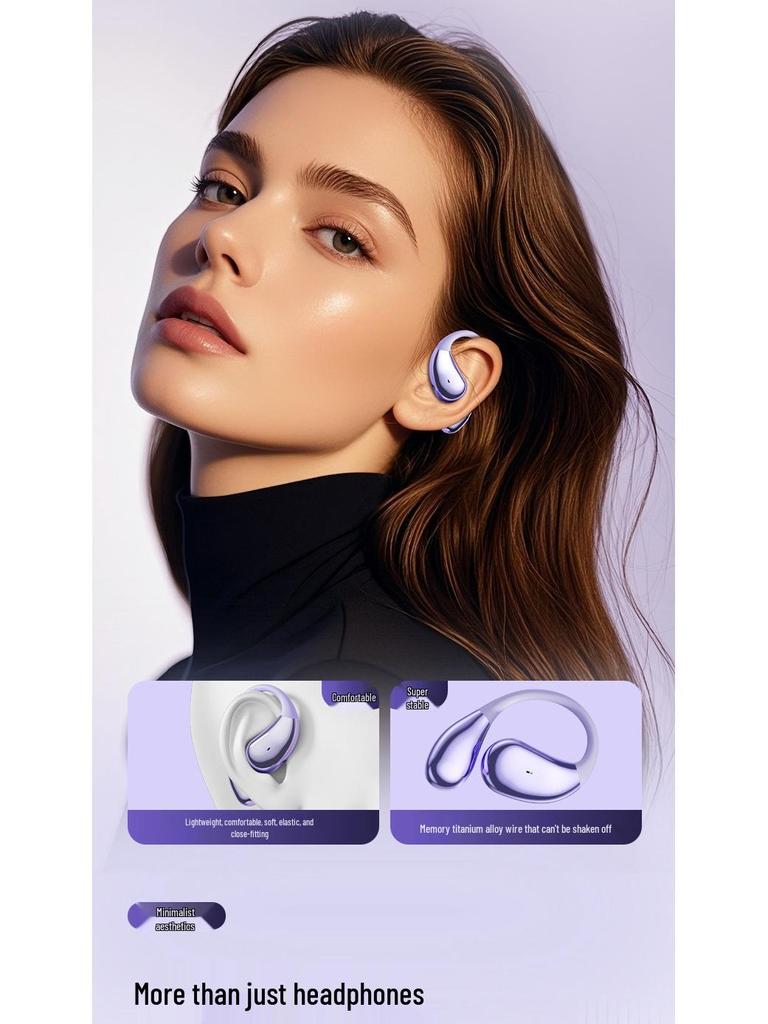 X32mini Cross-Border 2025 Bluetooth Headphones: Wireless, Over-Ear, In-Earless, Pain-Free, Long-Wearing for Sports & Running.