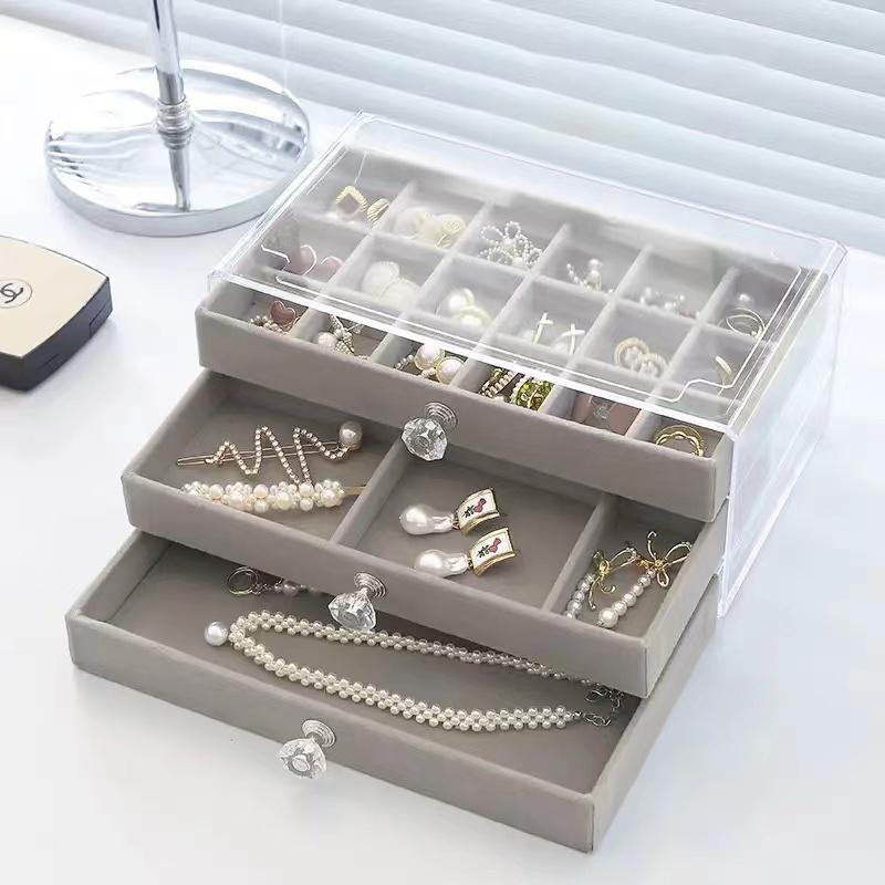 1PC. Simple Fashion Acrylic Drawer Type Jewelry Storage Box, Suitable For All Kinds Of Jewelry Storage And Storage.Jeweler