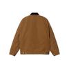 Carhartt WIP FW23 Detroit Jacket Classic Vintage Letter Logo Patchwork Corduroy Collar Zip Design Distressed Casual Detroit Jacket I027358-1QB