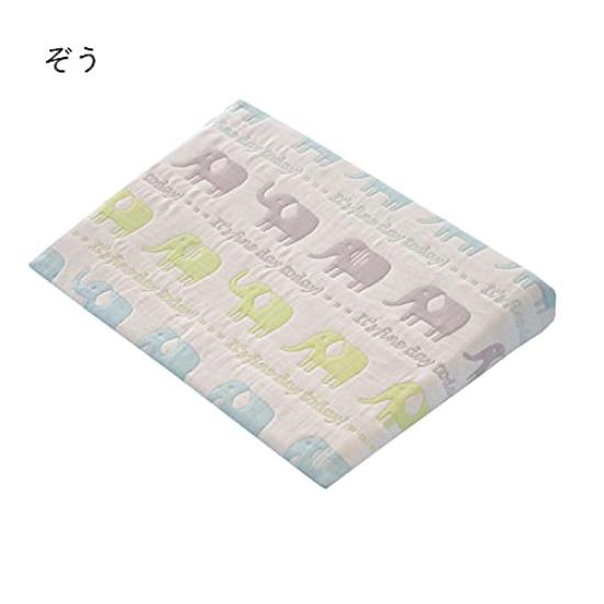 Sandesica Sleeping Pillow Baby Fluffy Colorful Animal (Anti-Respiratory Pillow), 6-Layer Gauze, Design, 3134-9999-52