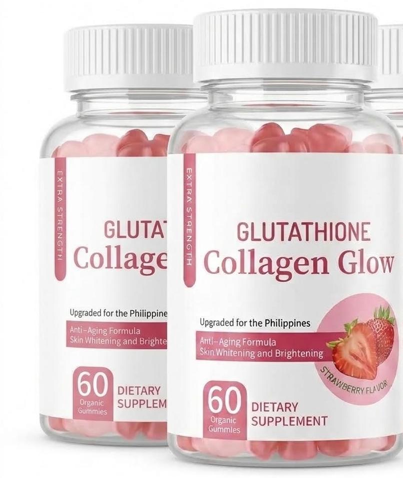 Integratore Alimentare Glutathione Collagene Glow, Gusto Fragola, 60 Pezzi