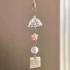 Carillon Sakura Carino Fresco Trasparente Cordino per Cellulare Kawaii Portachiavi per Borsa Versatile Decorazioni per la Casa