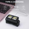 Super Bright Mini COB Headlamp Type-C Charging Headlights 300LM 18650 Head Torch Camping Emergency Portable Waterproof Lantern