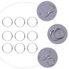 1Set Binder Rings Metal Loose Leaf Rings 3cm Electroplated for DIY Books Scrapbooks Photo Albums Key Chains