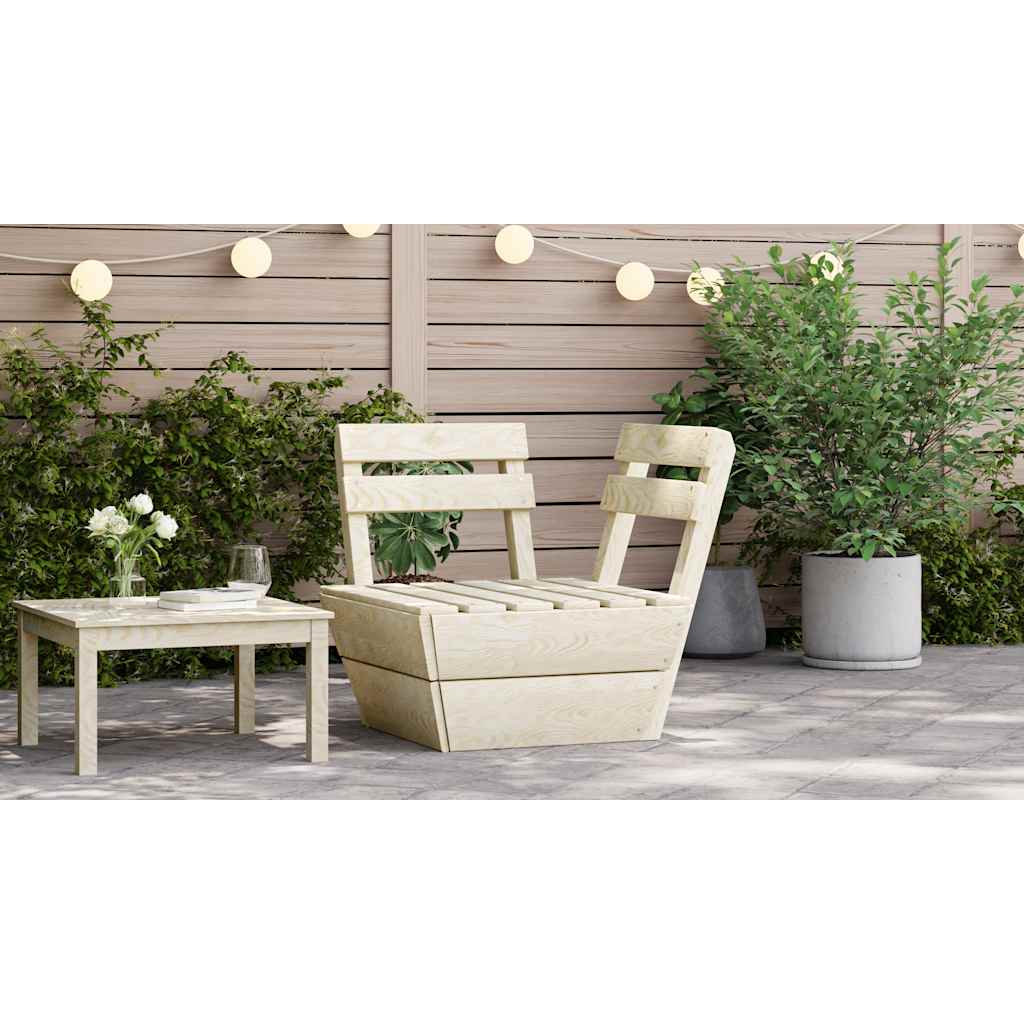 Modular Pallet Sofa Corner Unit Impregnated Spruce Wood