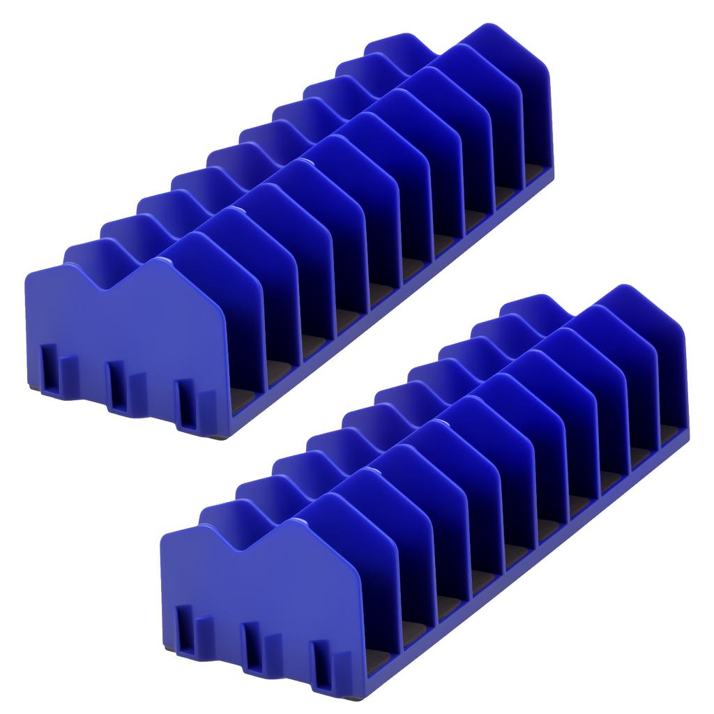 Pliers Organizer Rack with Nonslip Rubber Base 10 Slots Plier Rack Space Saving Plier Cutters Screwdriver, Wrench Tool Organizer